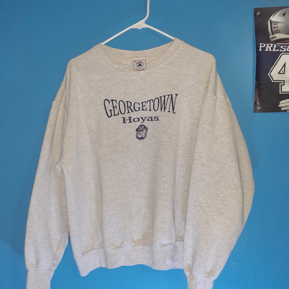 Vintage GeorgeTown Hoyas Grey Crewneck 🐾
